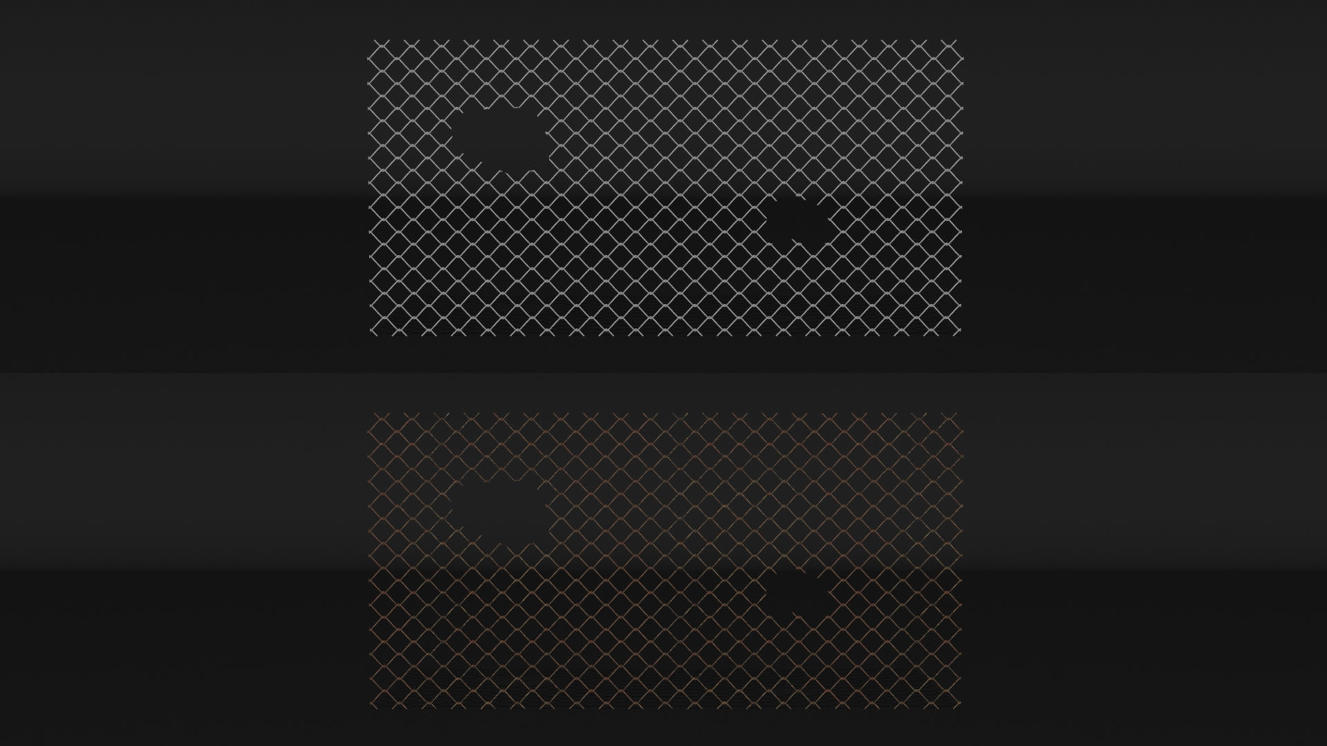 Fence Pack Low-poly 3D model_3