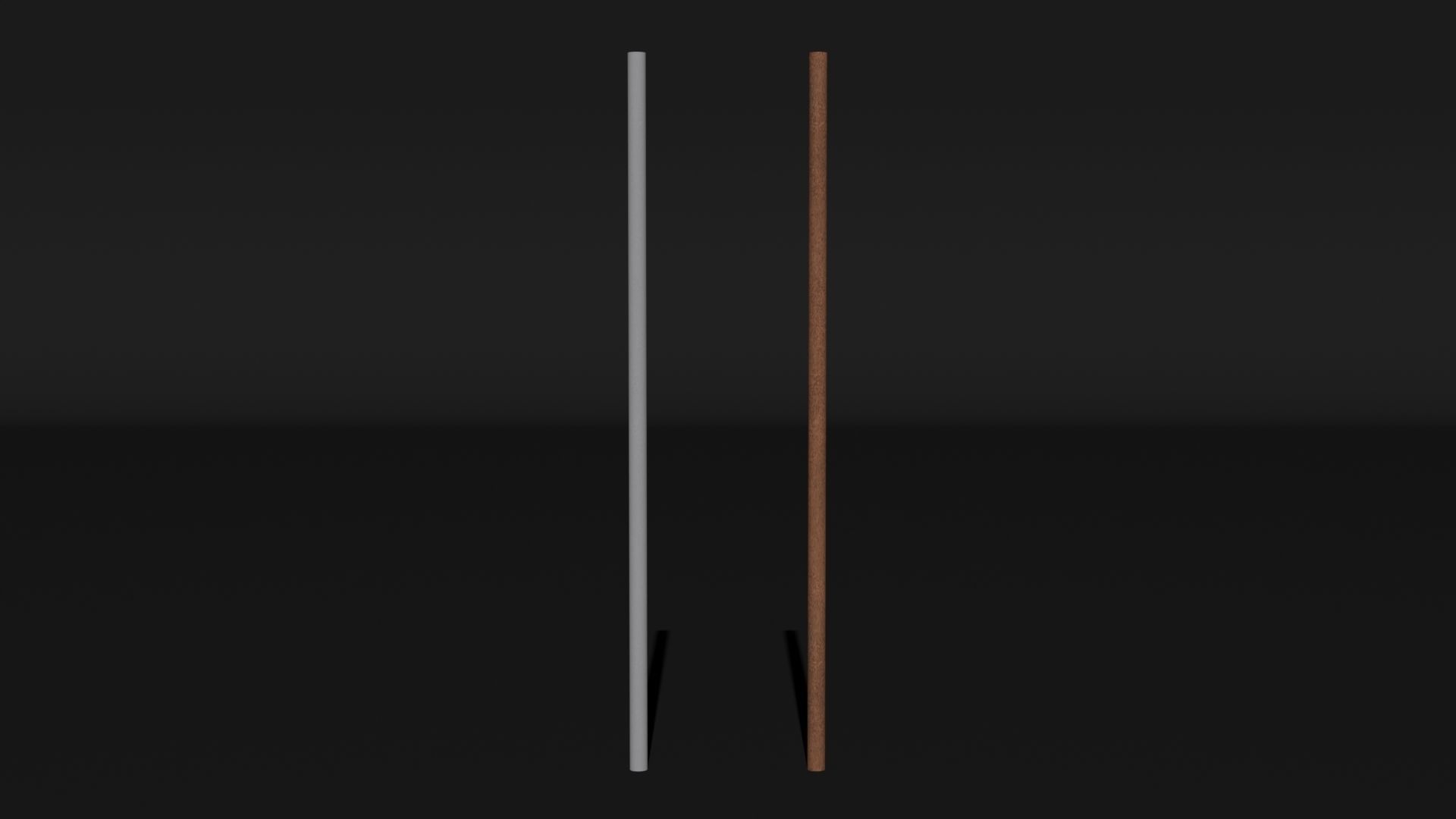 Fence Pack Low-poly 3D model_5