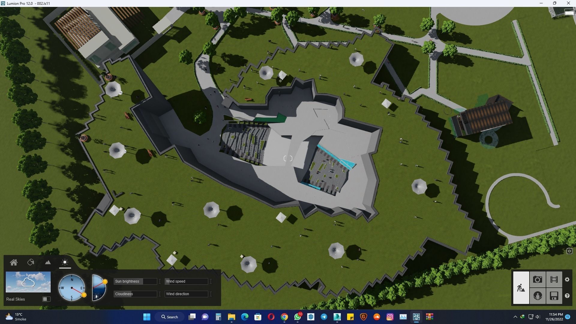 Undergraduate Architecture Museum  3d model  3D model_24