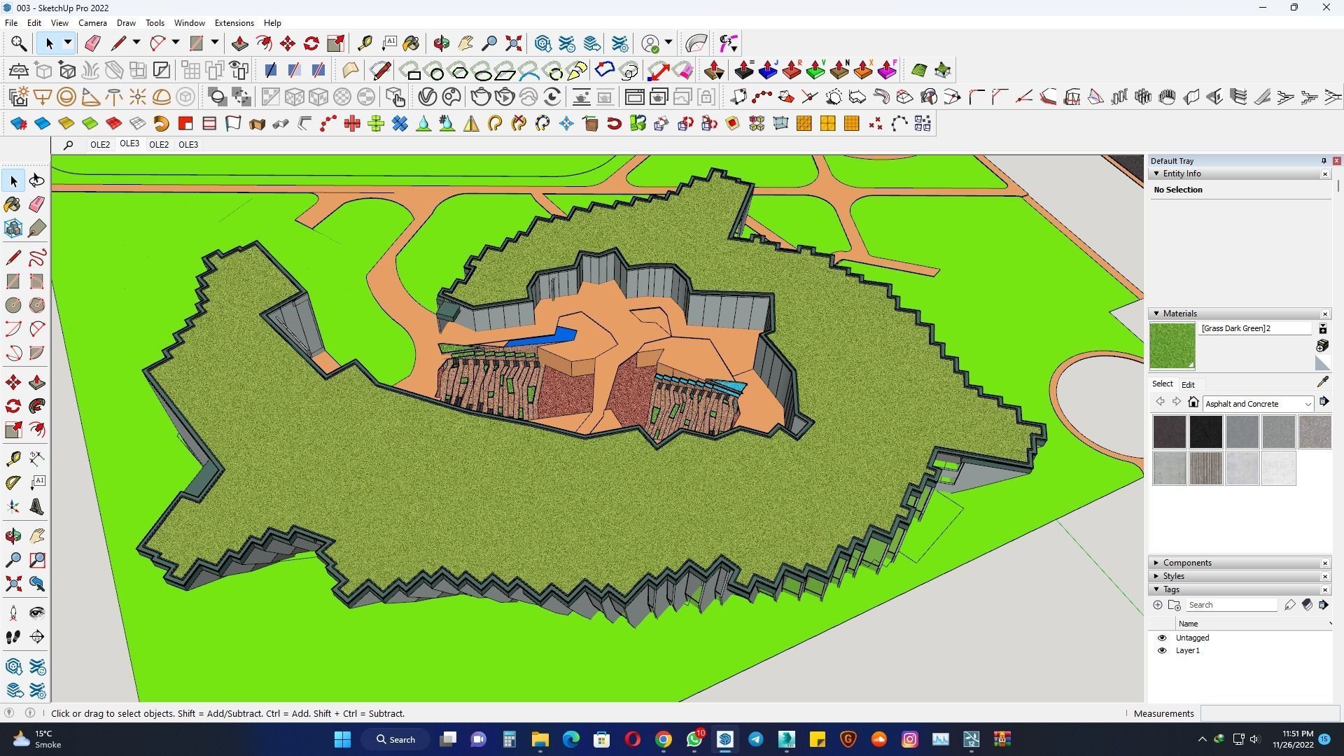 Undergraduate Architecture Museum  3d model  3D model_10