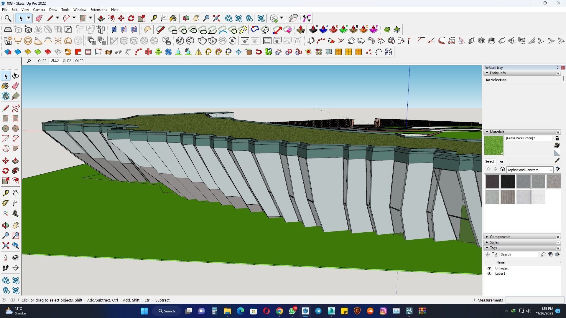 Undergraduate Architecture Museum  3d model  3D model_7