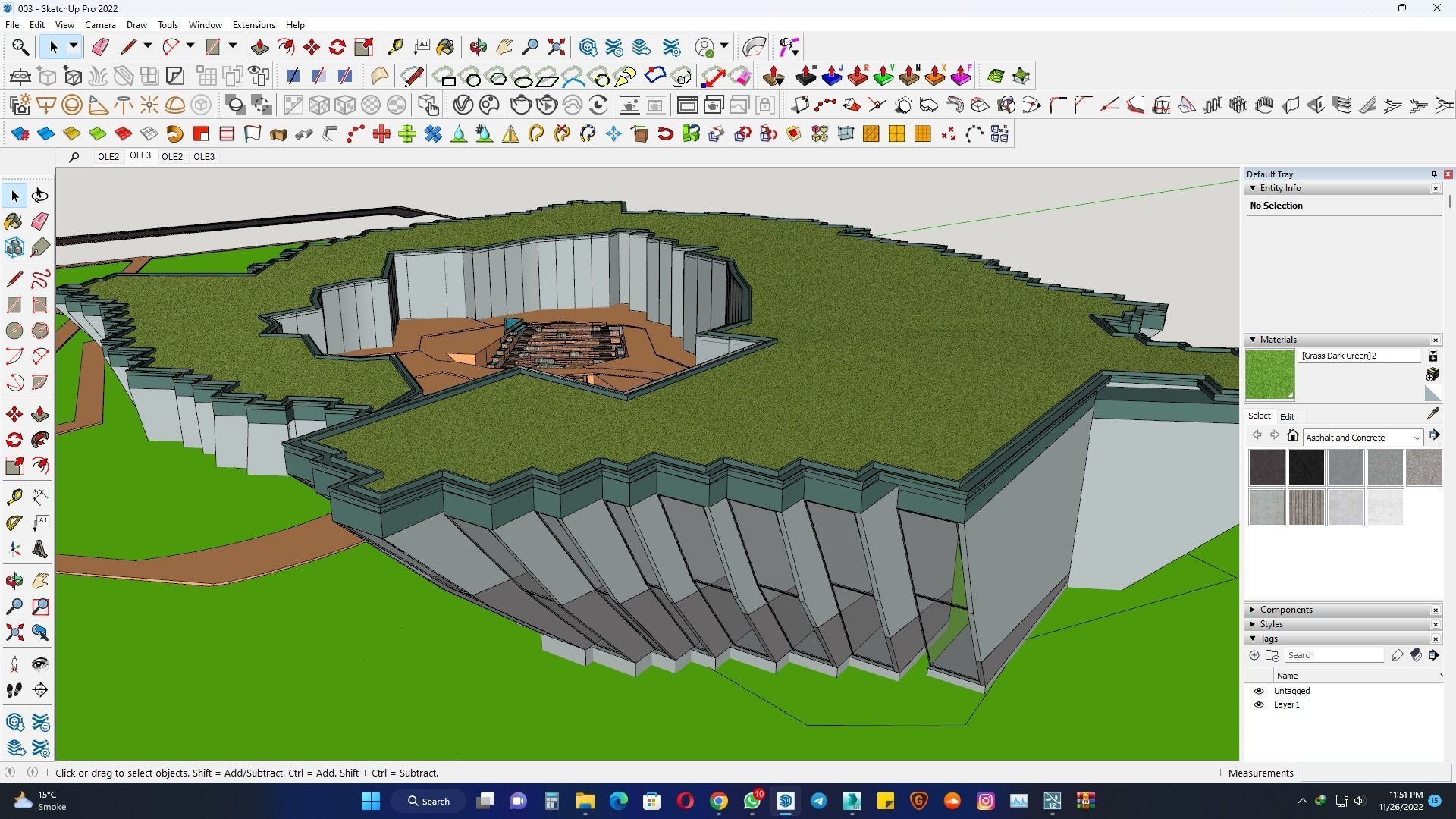 Undergraduate Architecture Museum  3d model  3D model_6