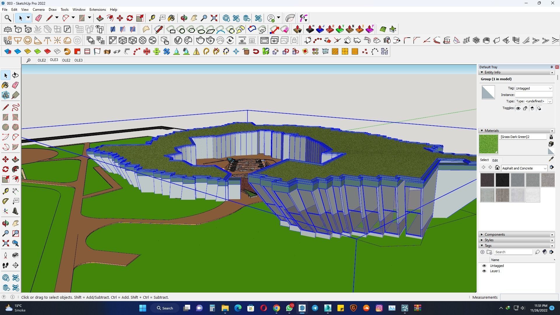 Undergraduate Architecture Museum  3d model  3D model_12