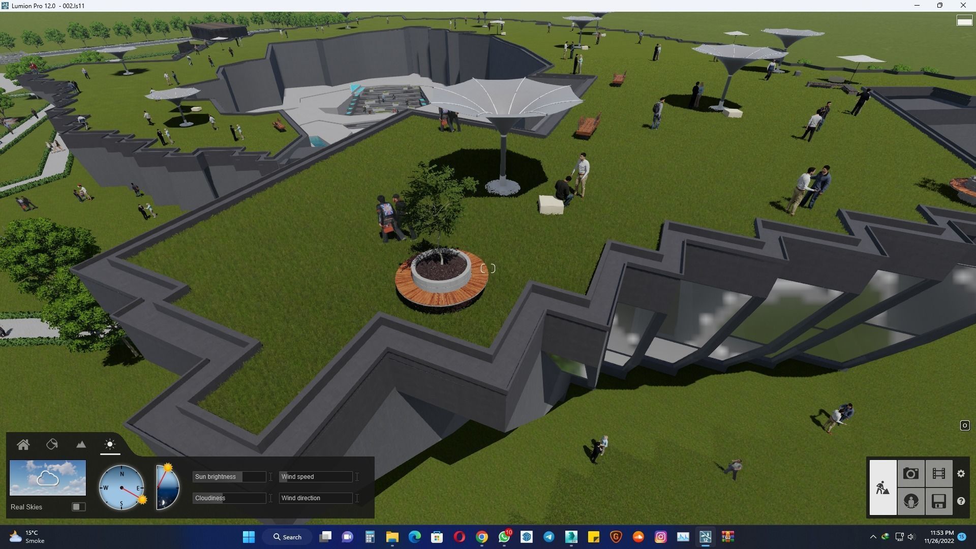 Undergraduate Architecture Museum  3d model  3D model_27