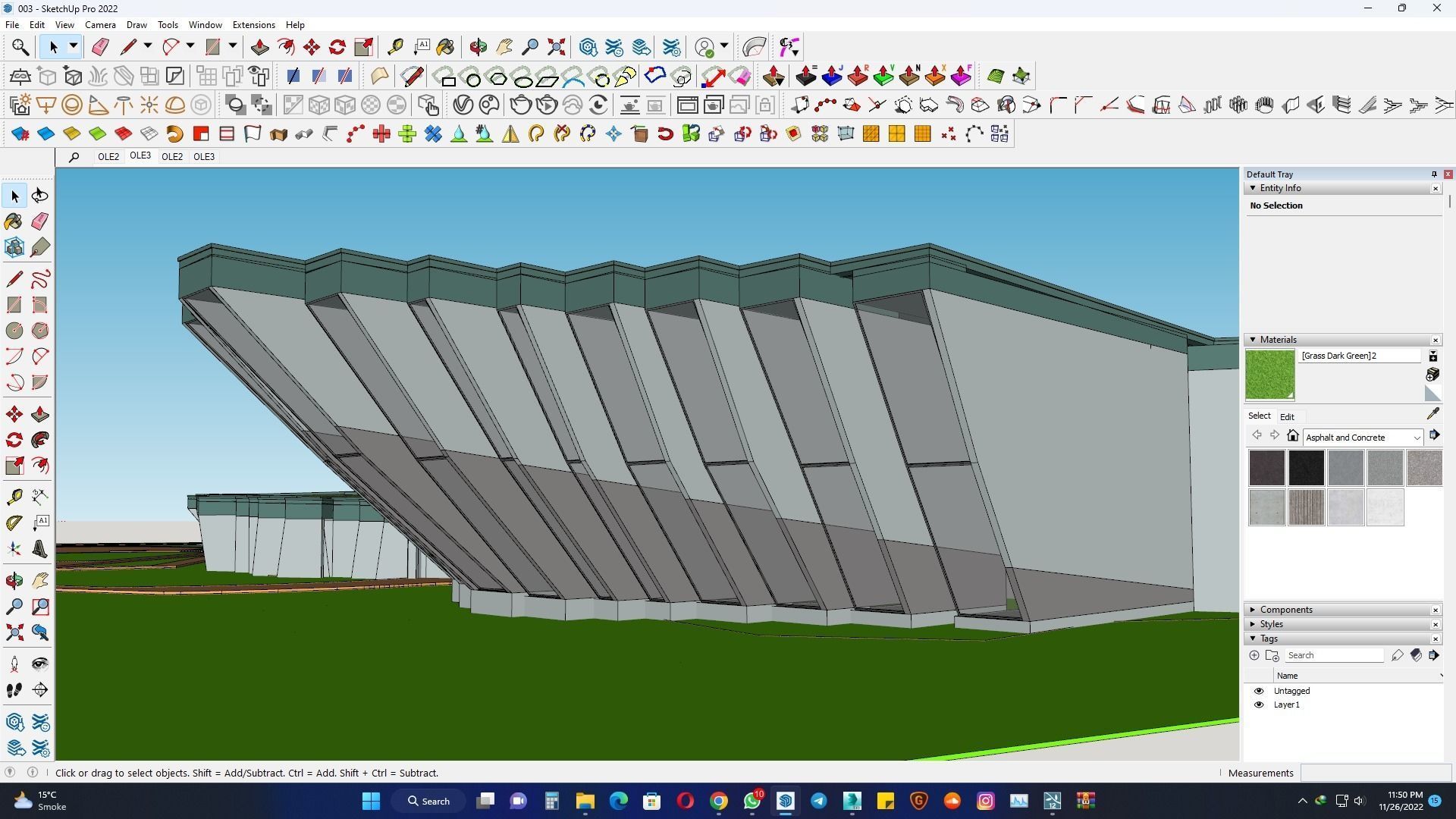 Undergraduate Architecture Museum  3d model  3D model_5