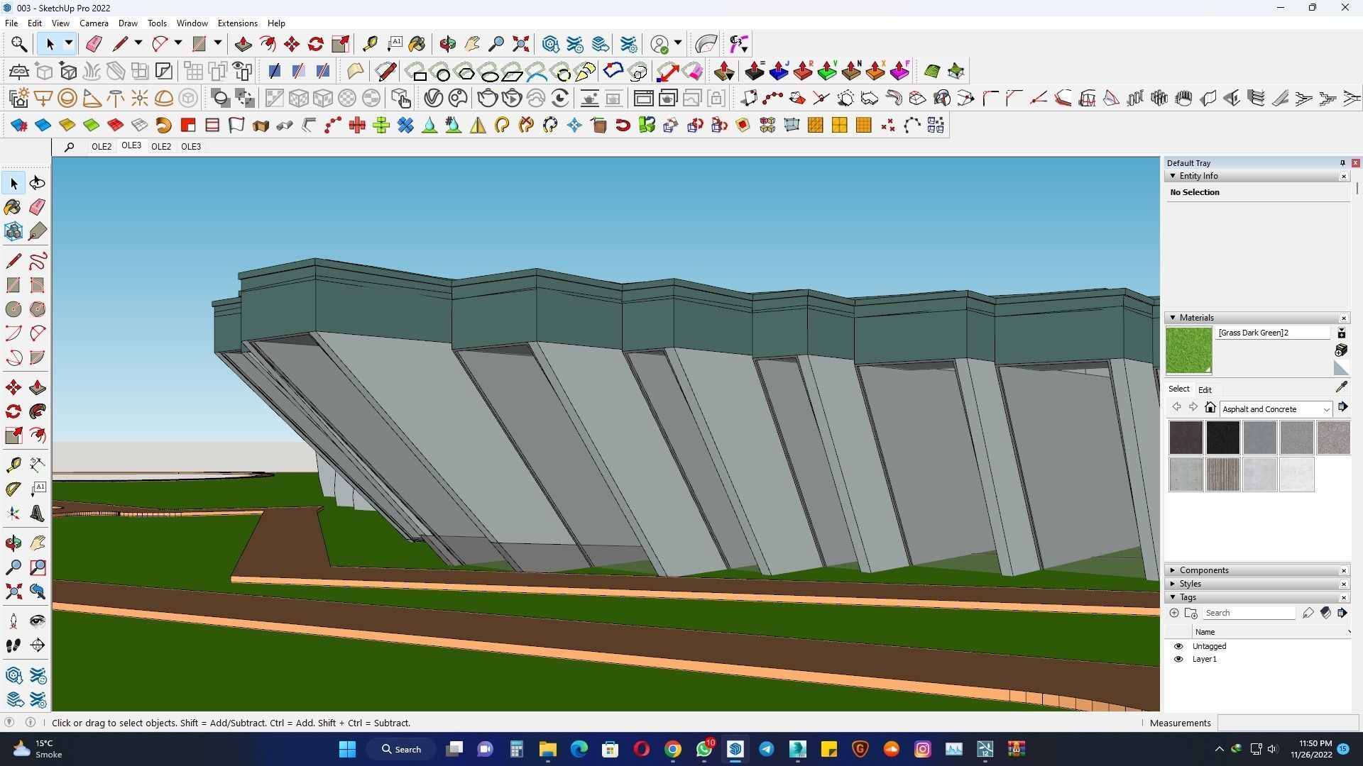 Undergraduate Architecture Museum  3d model  3D model_4