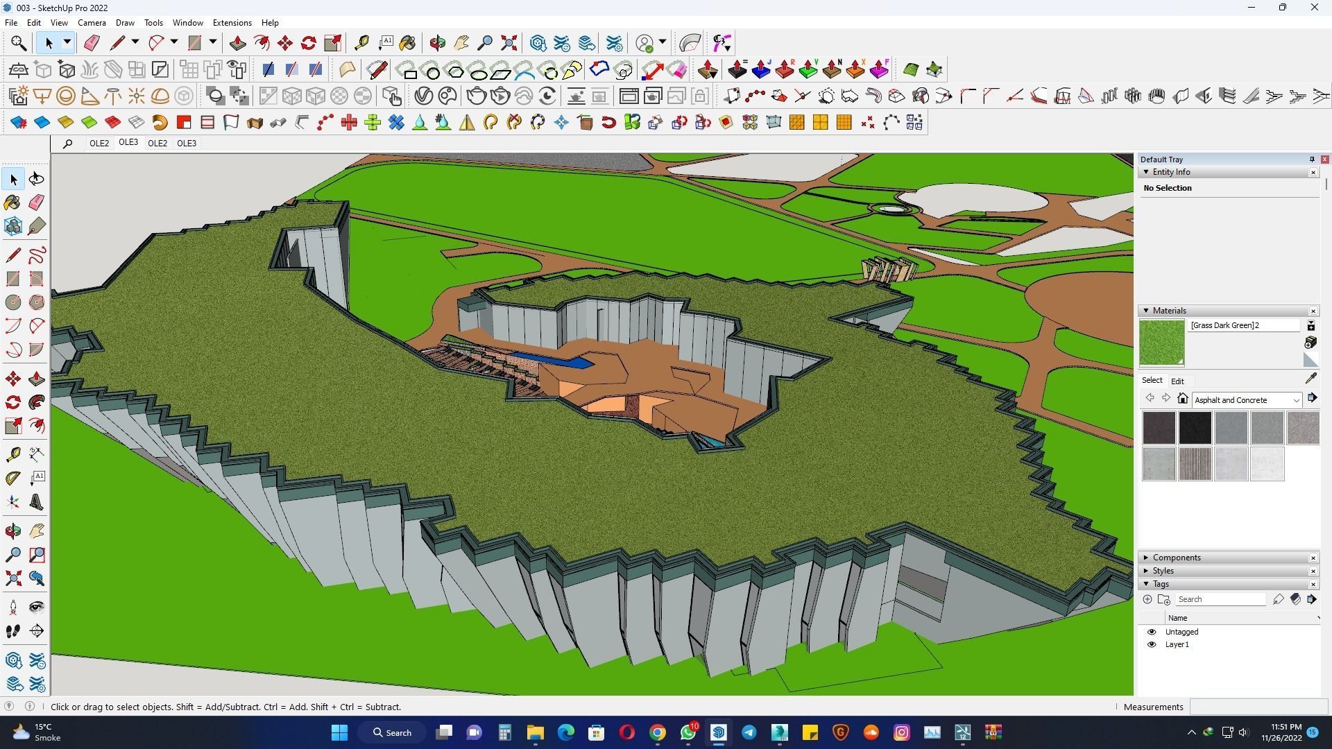 Undergraduate Architecture Museum  3d model  3D model_13