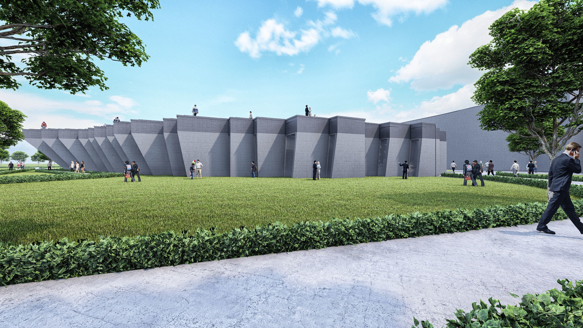 Undergraduate Architecture Museum  3d model  3D model_2