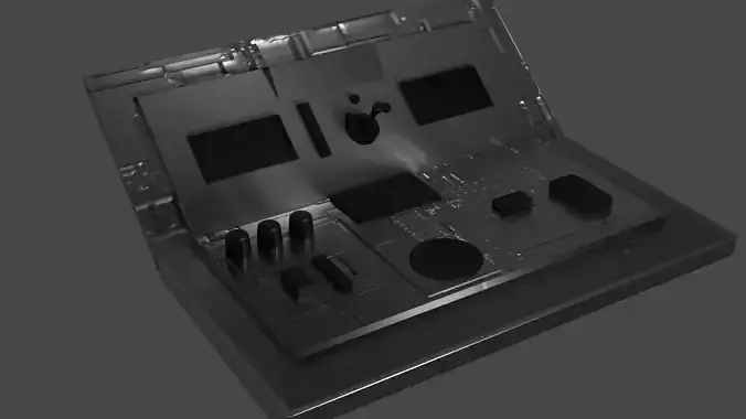 Sci fi simple control Desk