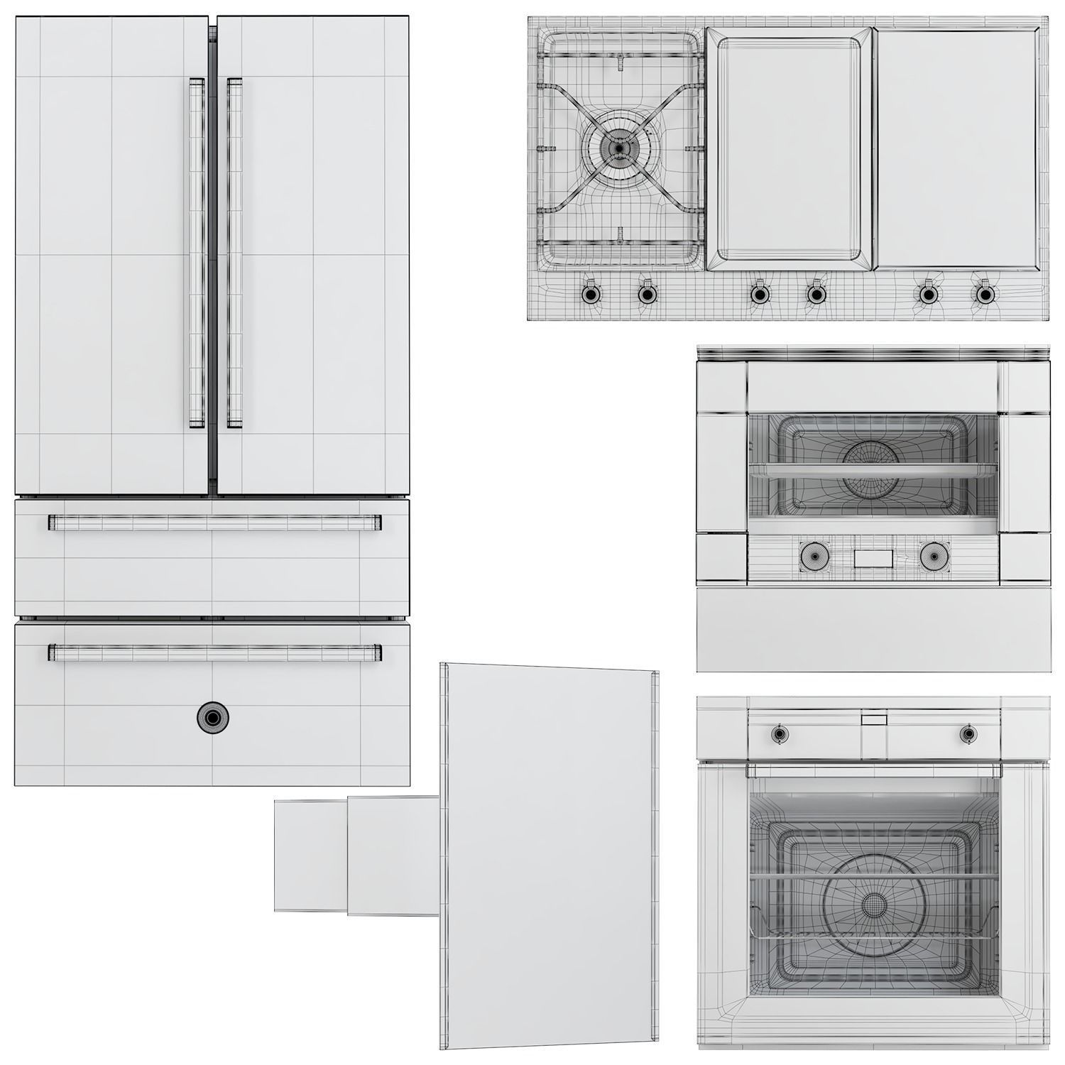 Bertazzoni Appliance Set3 3D model_5