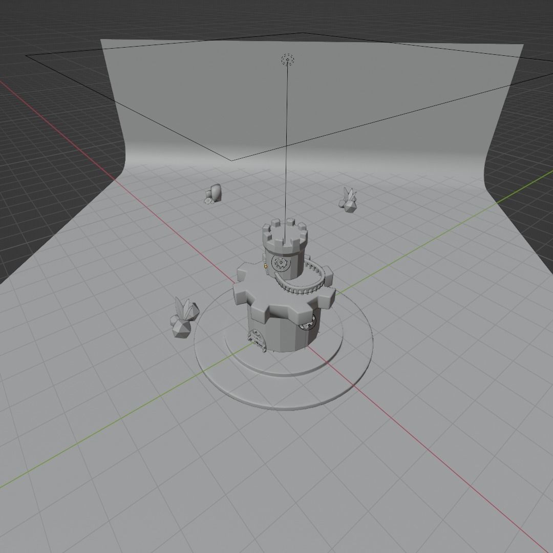 Cartonic Castle 3D model_1