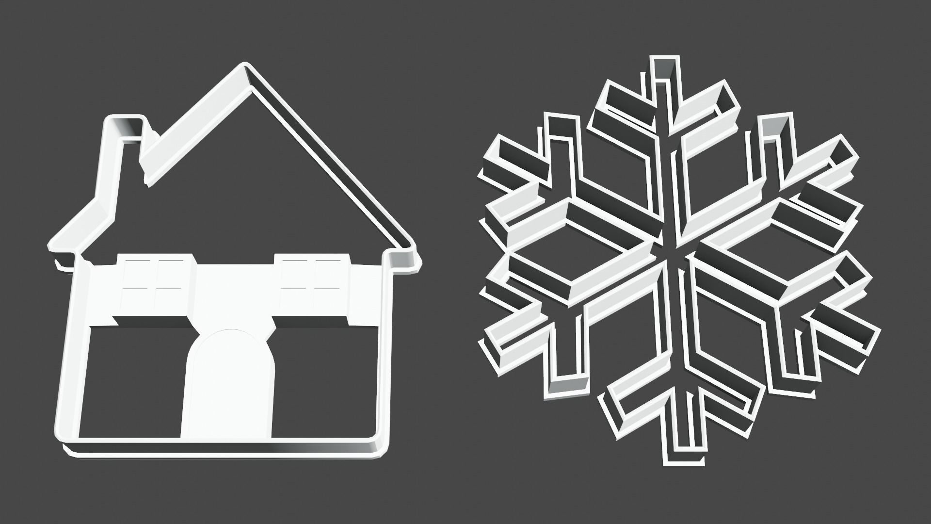 NEW YEAR - CHRISTMAS COOKIE or CLAY CUTTER 3D PRINT MODEL 3D print model_7