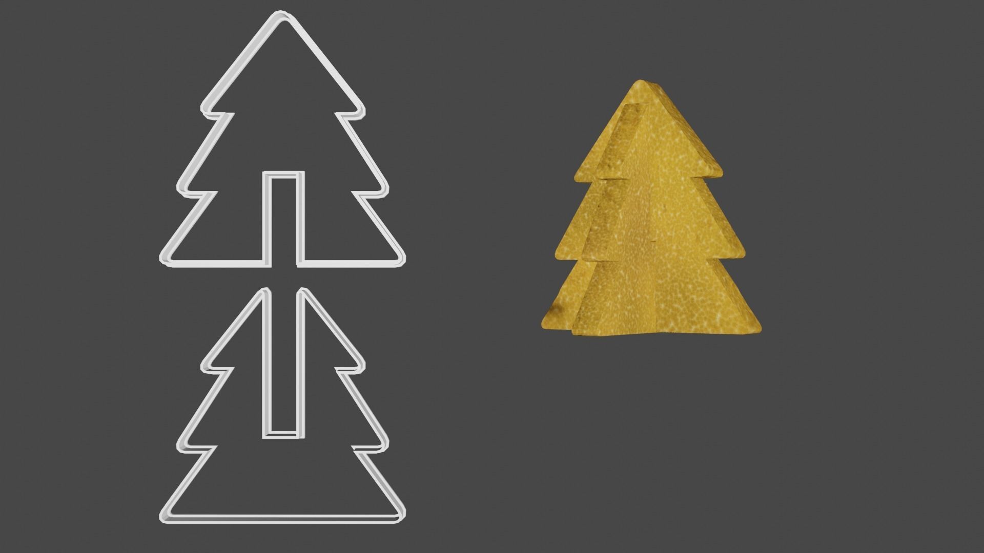 NEW YEAR - CHRISTMAS COOKIE or CLAY CUTTER 3D PRINT MODEL 3D print model_2