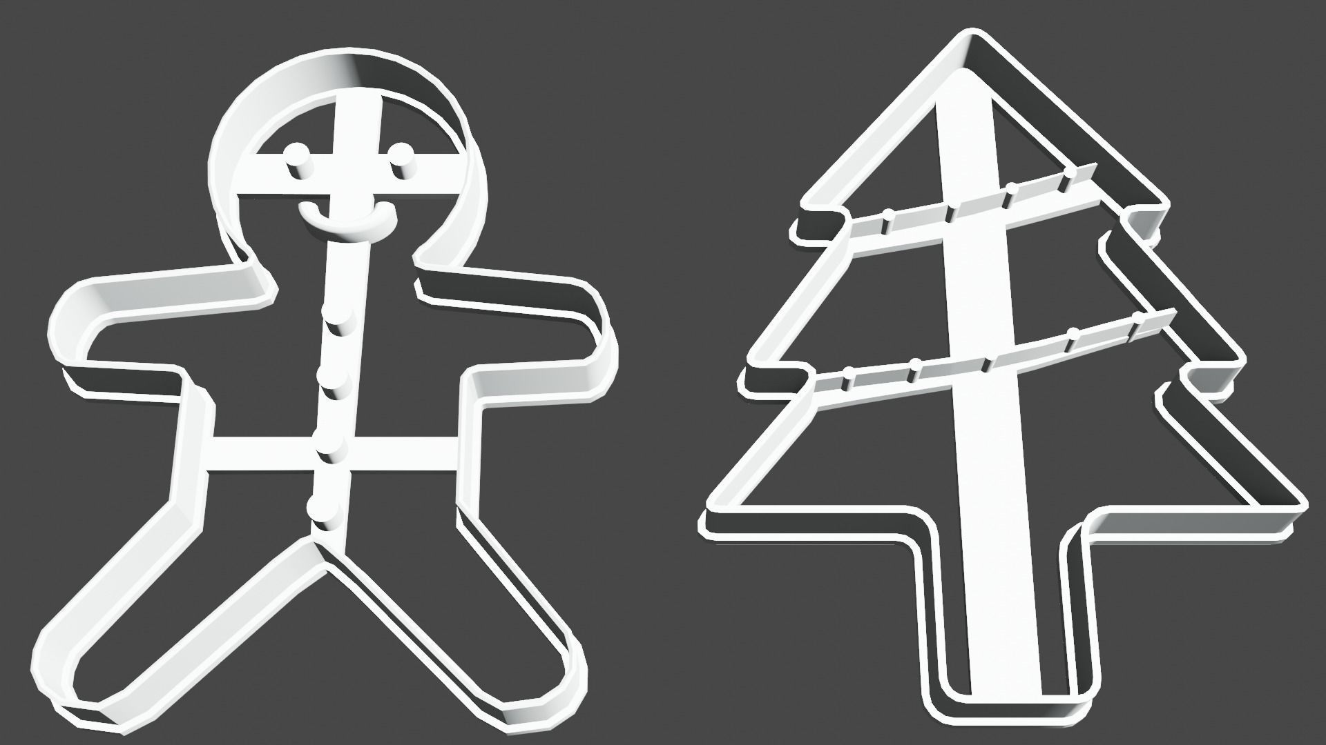 NEW YEAR - CHRISTMAS COOKIE or CLAY CUTTER 3D PRINT MODEL 3D print model_6