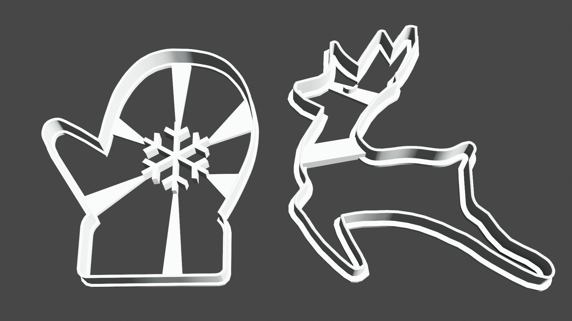 NEW YEAR - CHRISTMAS COOKIE or CLAY CUTTER 3D PRINT MODEL 3D print model_5