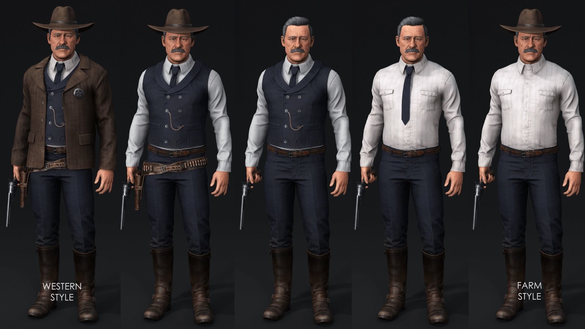 Western Characters Pack - Wild West Cowboys Adventure Collection _24