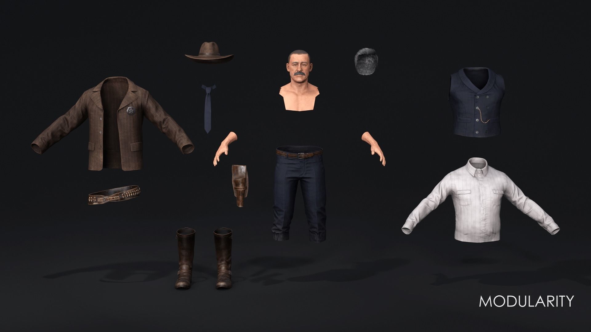 Western Characters Pack - Wild West Cowboys Adventure Collection _31