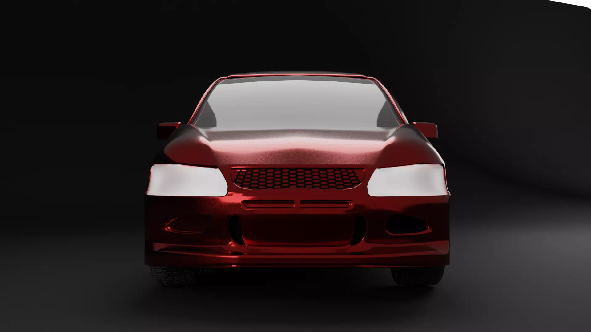 Mitsubishi car Free 3D model