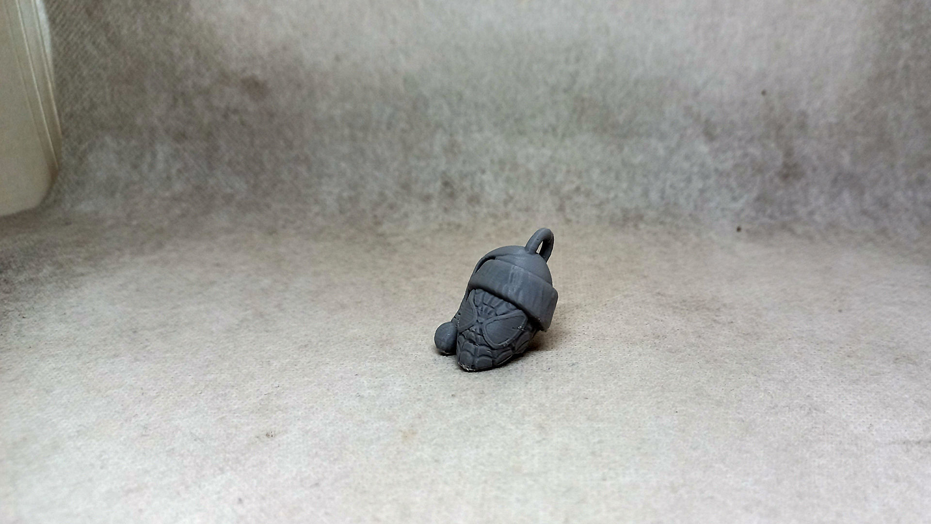 santa SPIDER MAN keychain  3D print model_9