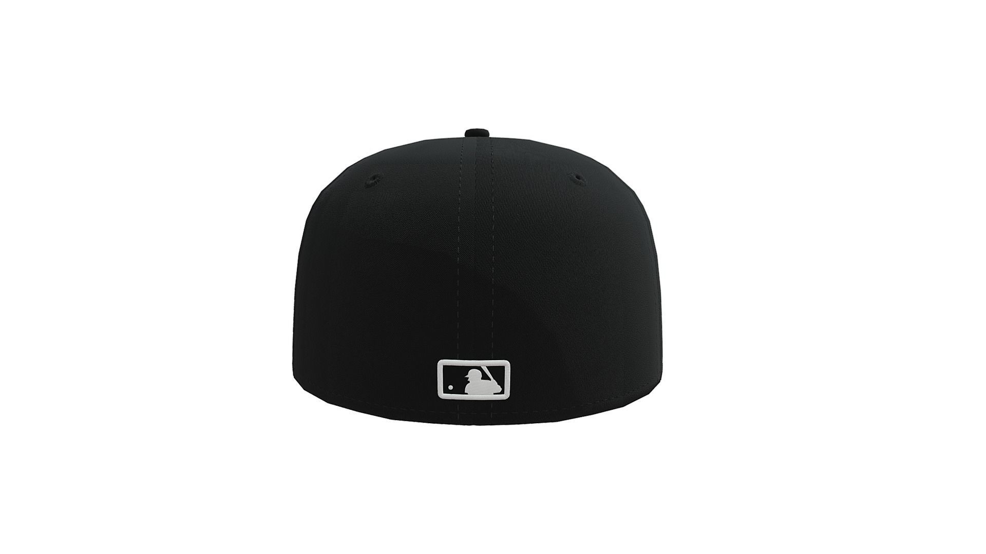 Baseball Cap Low-poly 3D model_4