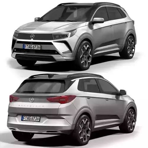 opel grandland 3D model