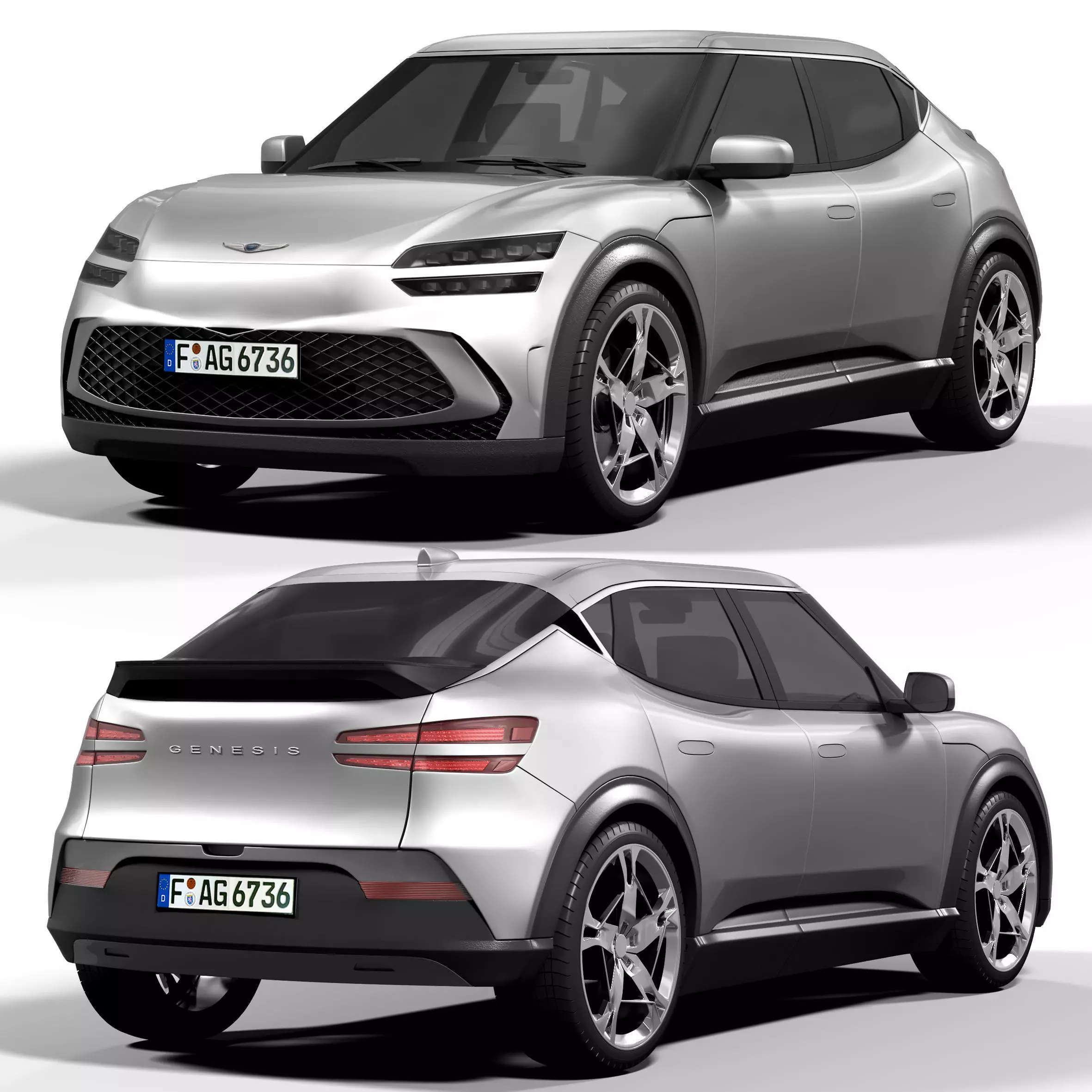 Genesis GV60 2023 3D model