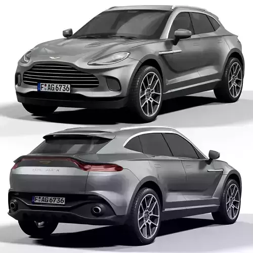 Aston Martin DBX 3D model