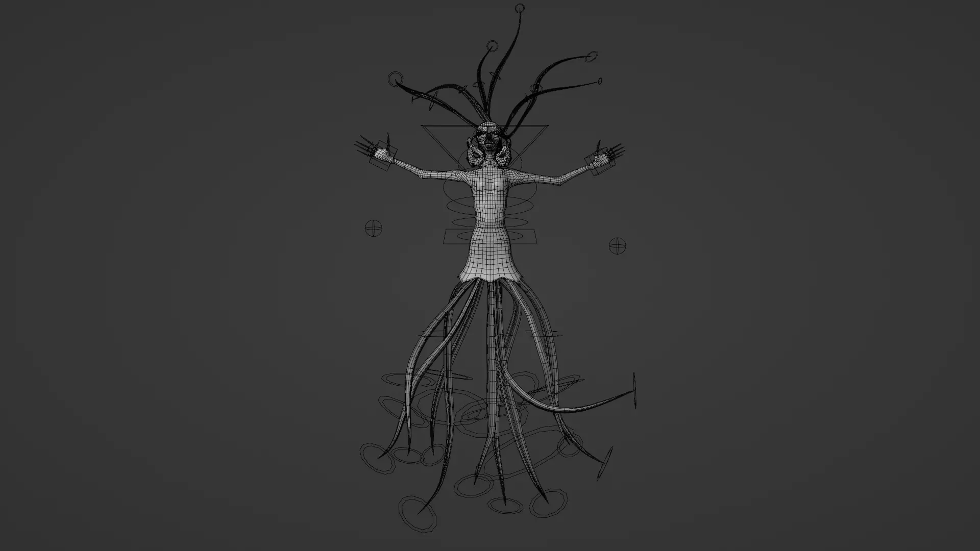 Ethereal Root Spirit Low-poly 3D model_10