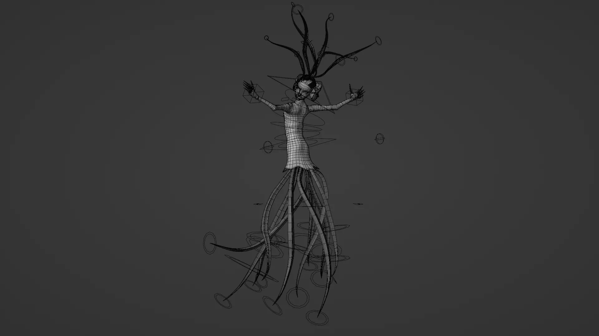 Ethereal Root Spirit Low-poly 3D model_12