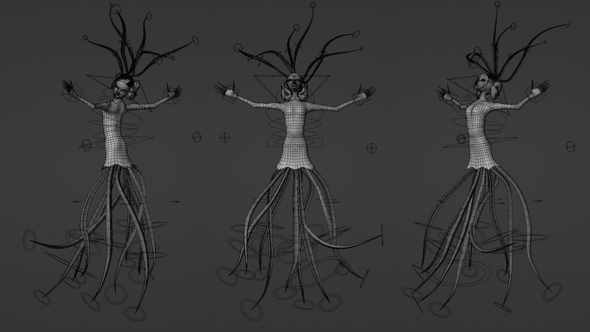 Ethereal Root Spirit Low-poly 3D model_3