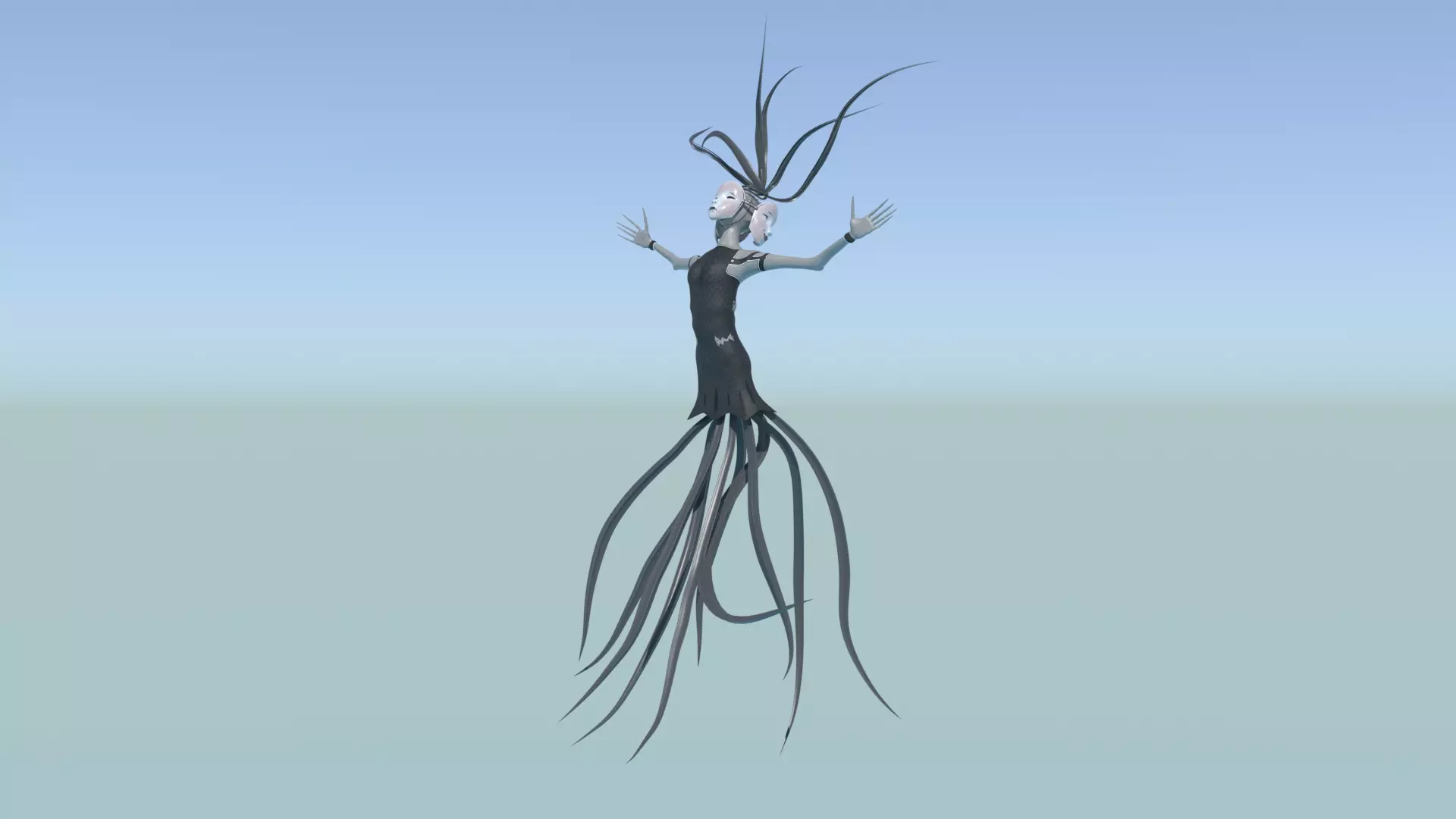 Ethereal Root Spirit Low-poly 3D model_5
