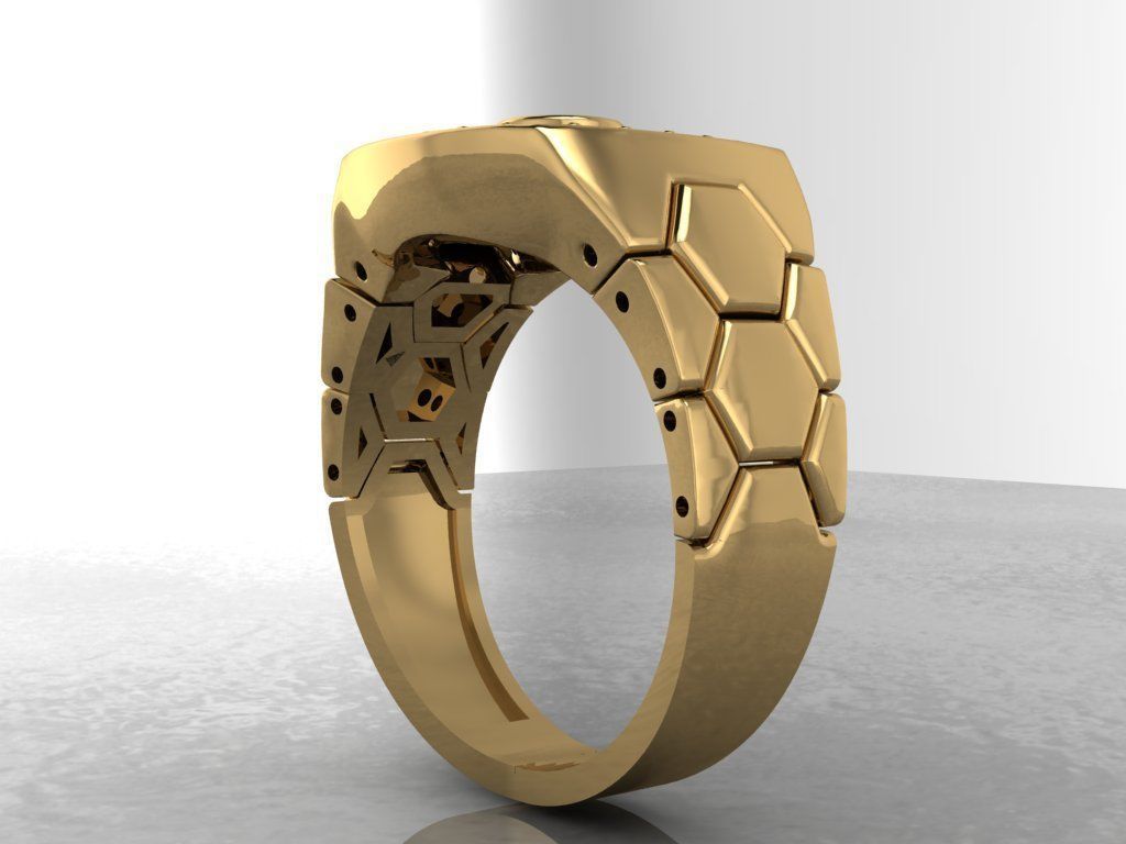 Ring fashion Flexibility 3D print model_5