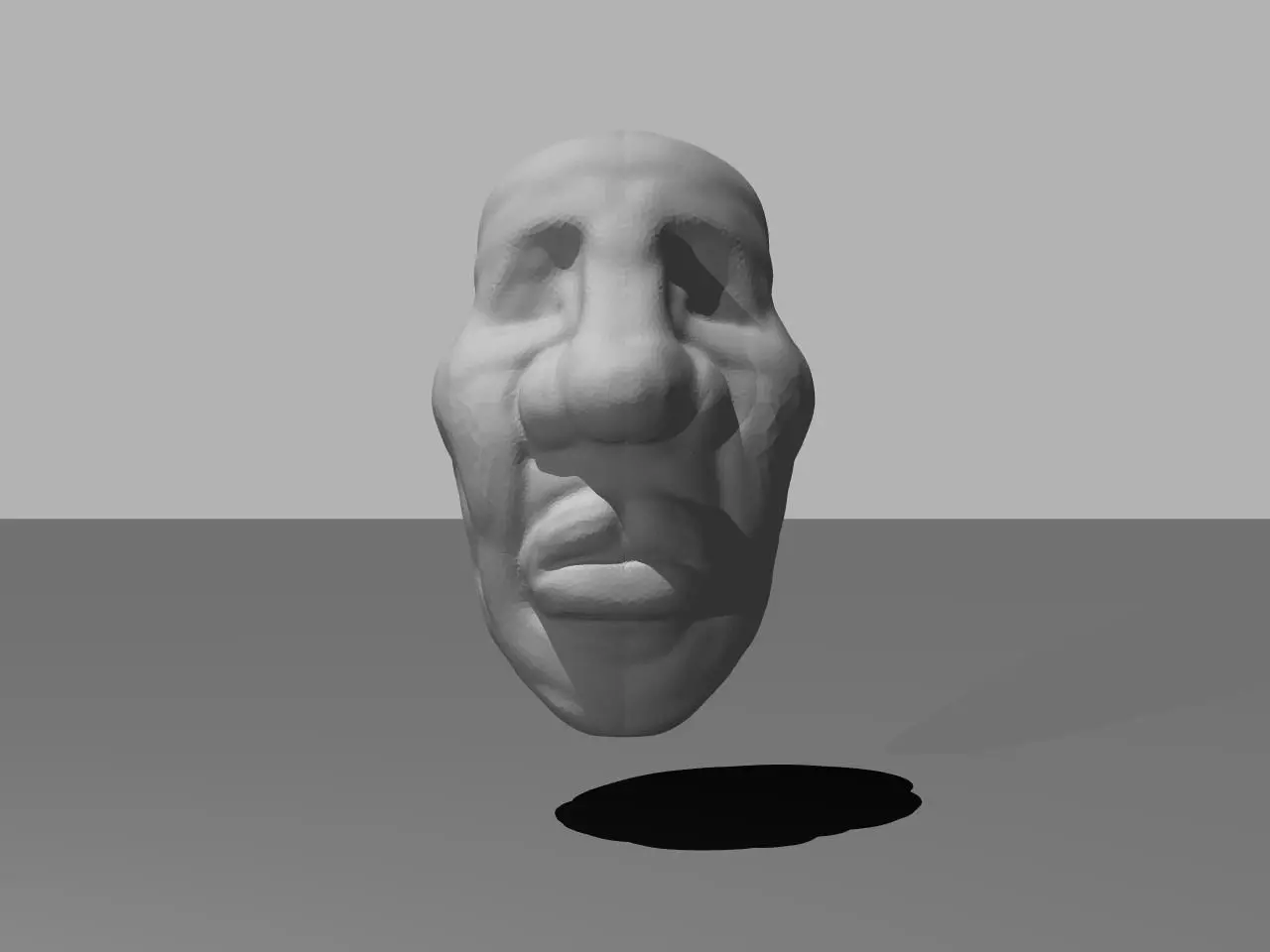 sample human head1 Free 3D model_0