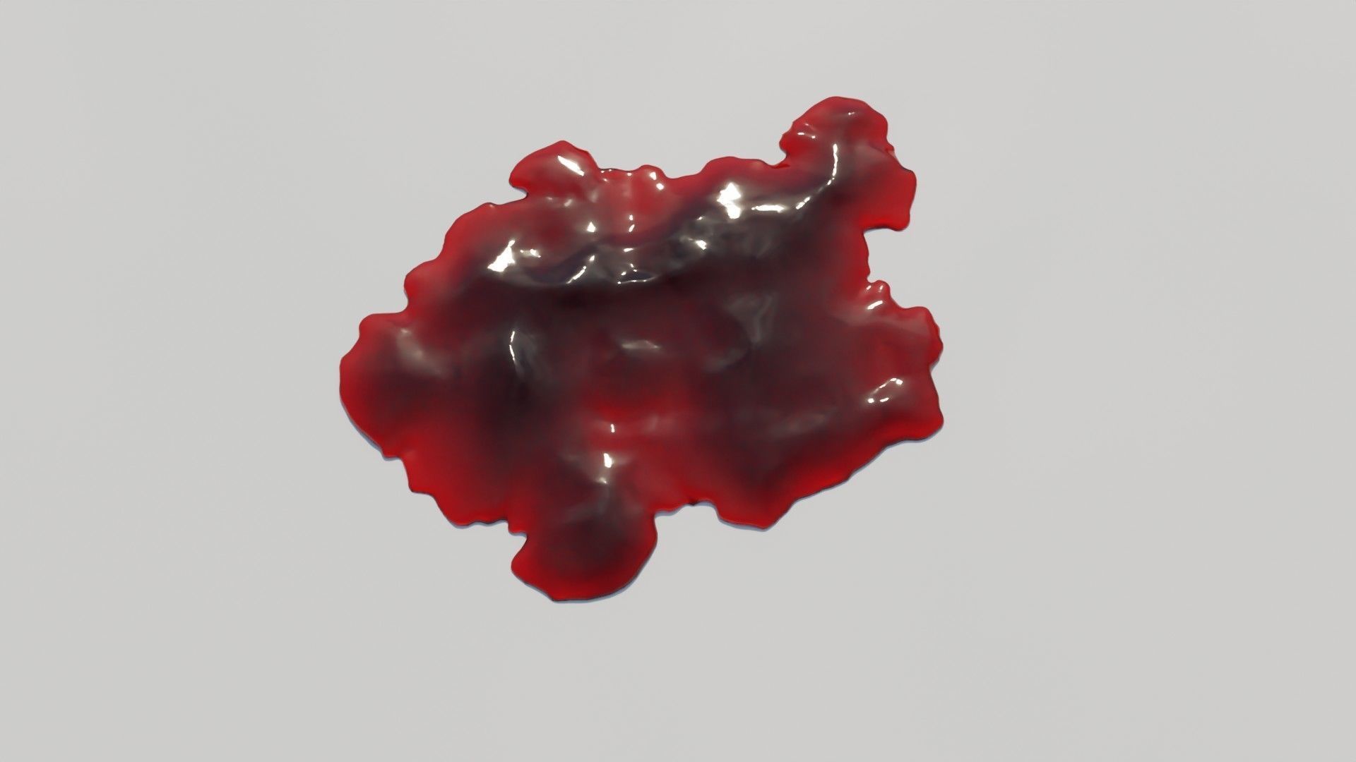 Animated Blood Stain Free 3D model_11
