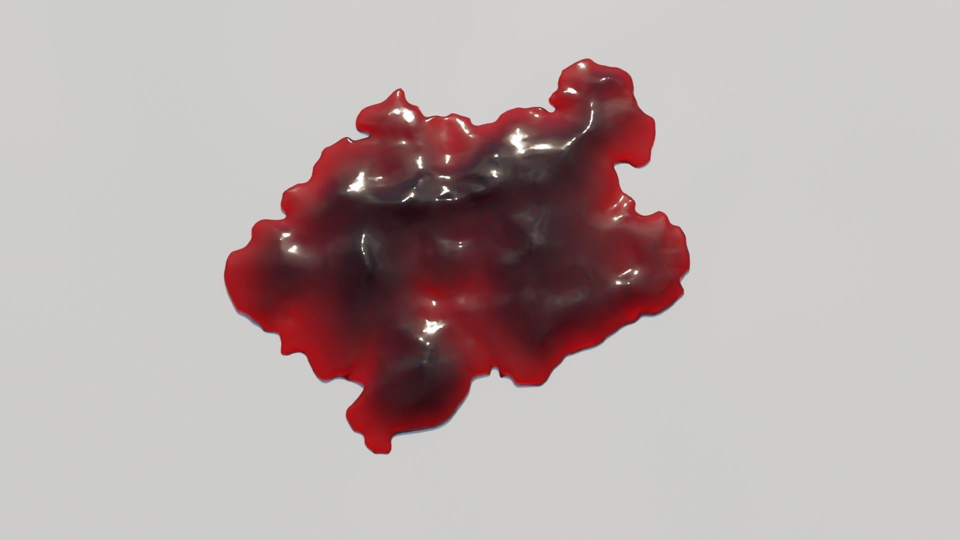 Animated Blood Stain Free 3D model_12