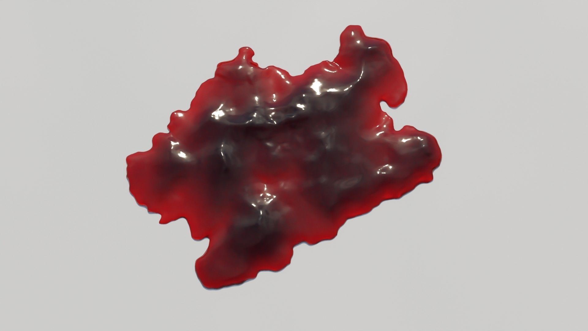 Animated Blood Stain Free 3D model_14
