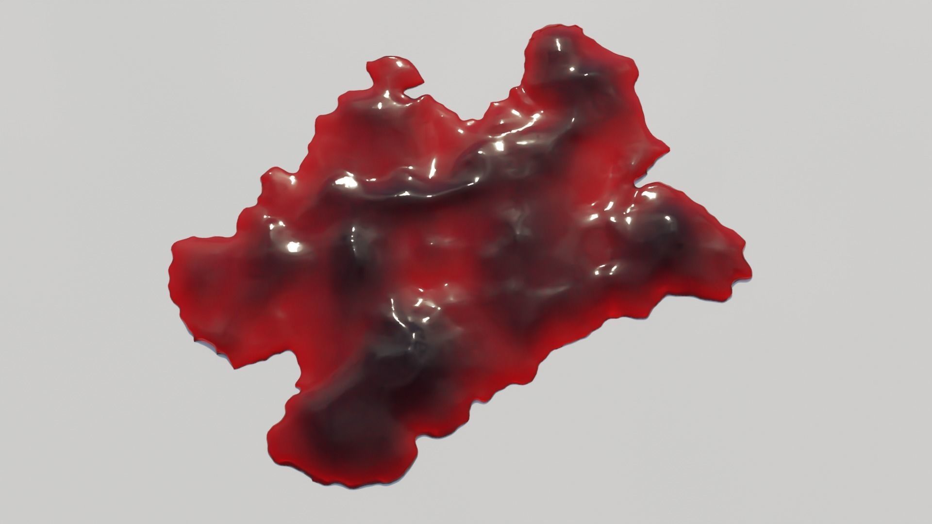 Animated Blood Stain Free 3D model_2