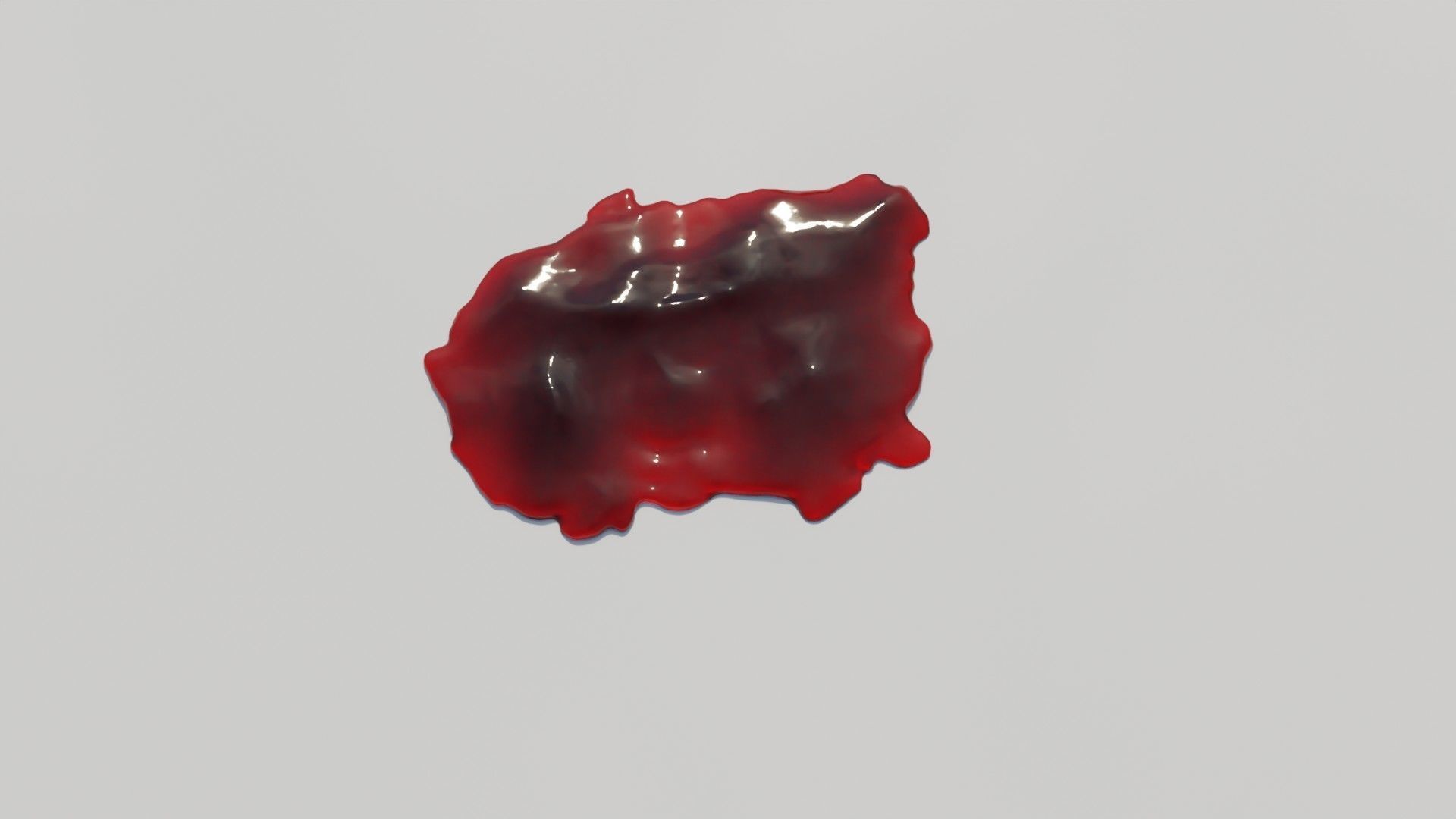 Animated Blood Stain Free 3D model_8