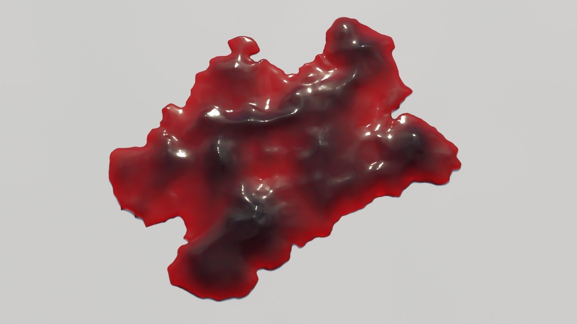 Animated Blood Stain Free 3D model_18