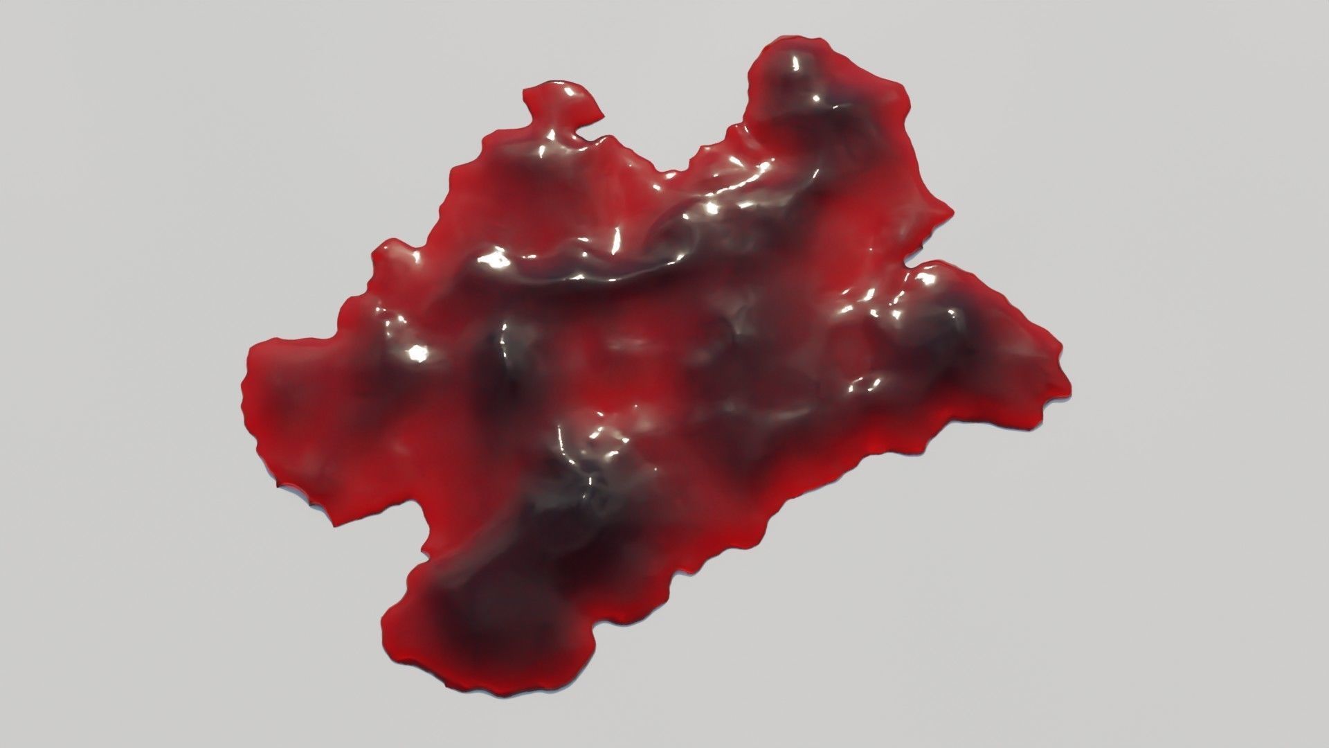 Animated Blood Stain Free 3D model_20
