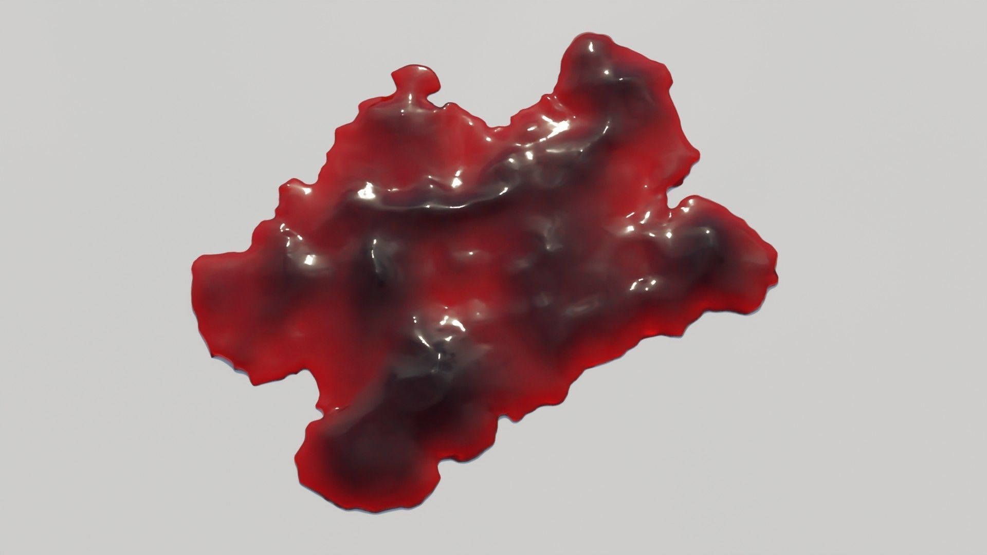 Animated Blood Stain Free 3D model_17