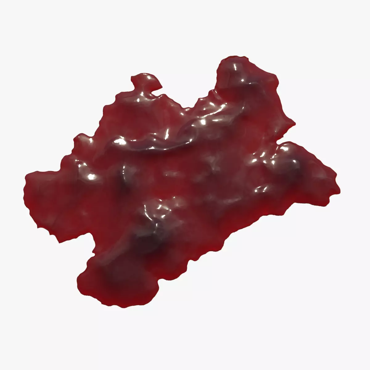 Animated Blood Stain Free 3D model_0