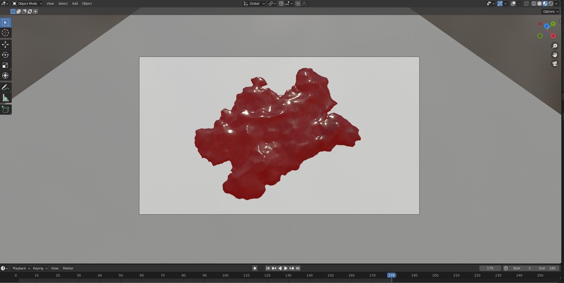 Animated Blood Stain Free 3D model_21