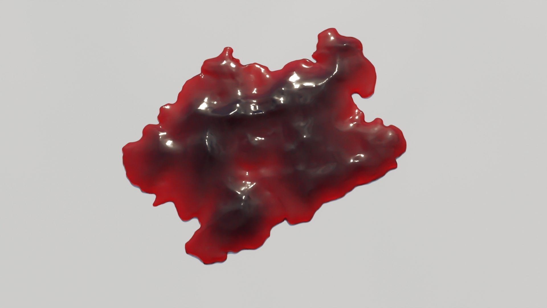 Animated Blood Stain Free 3D model_13