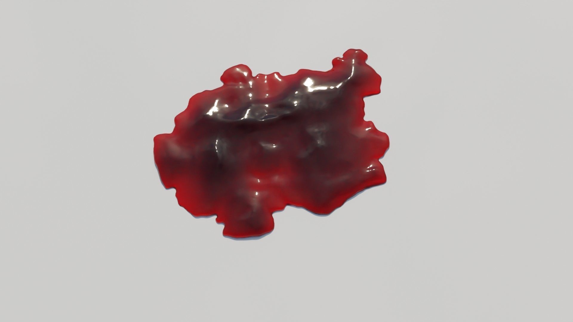 Animated Blood Stain Free 3D model_10