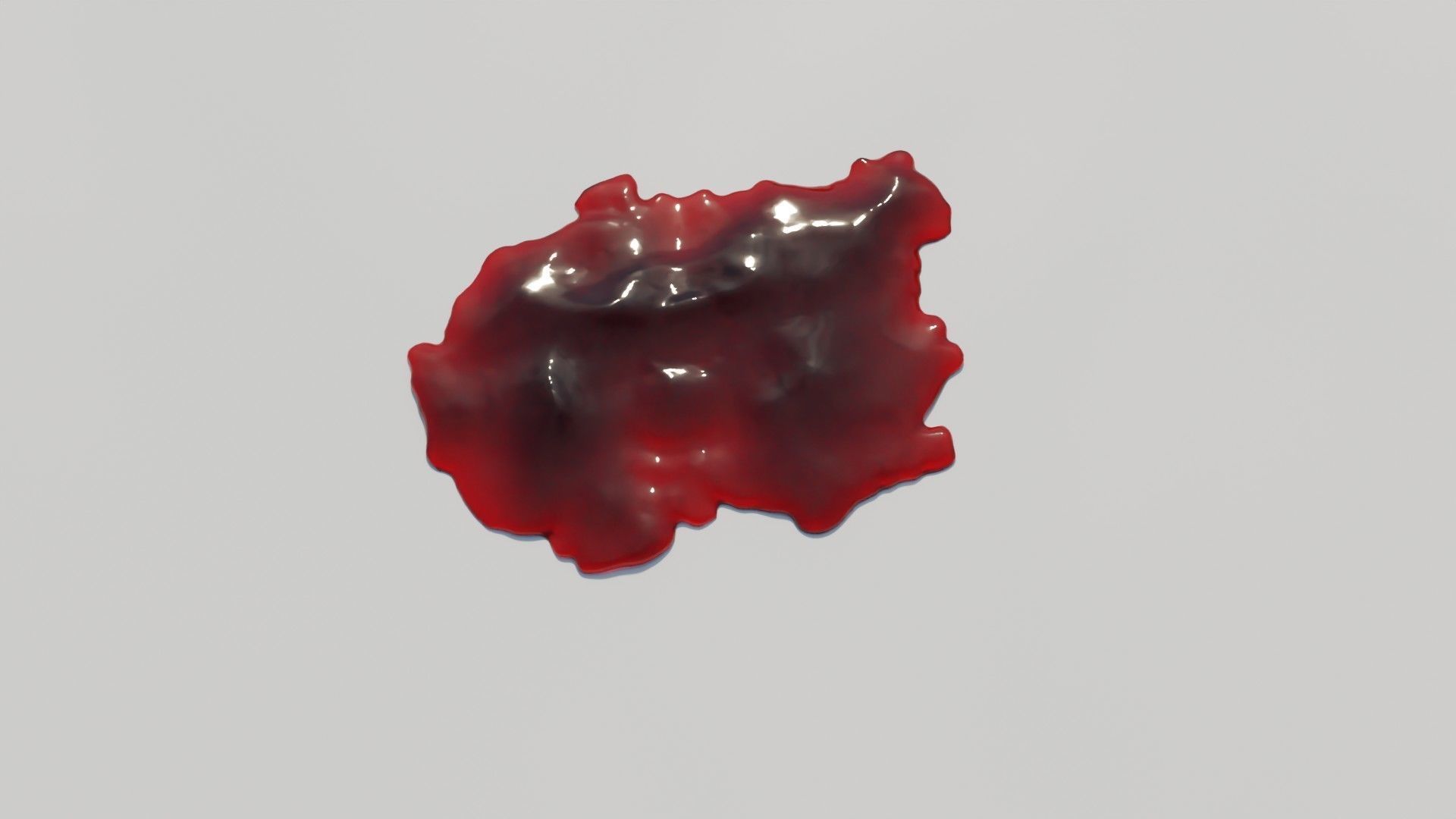 Animated Blood Stain Free 3D model_9