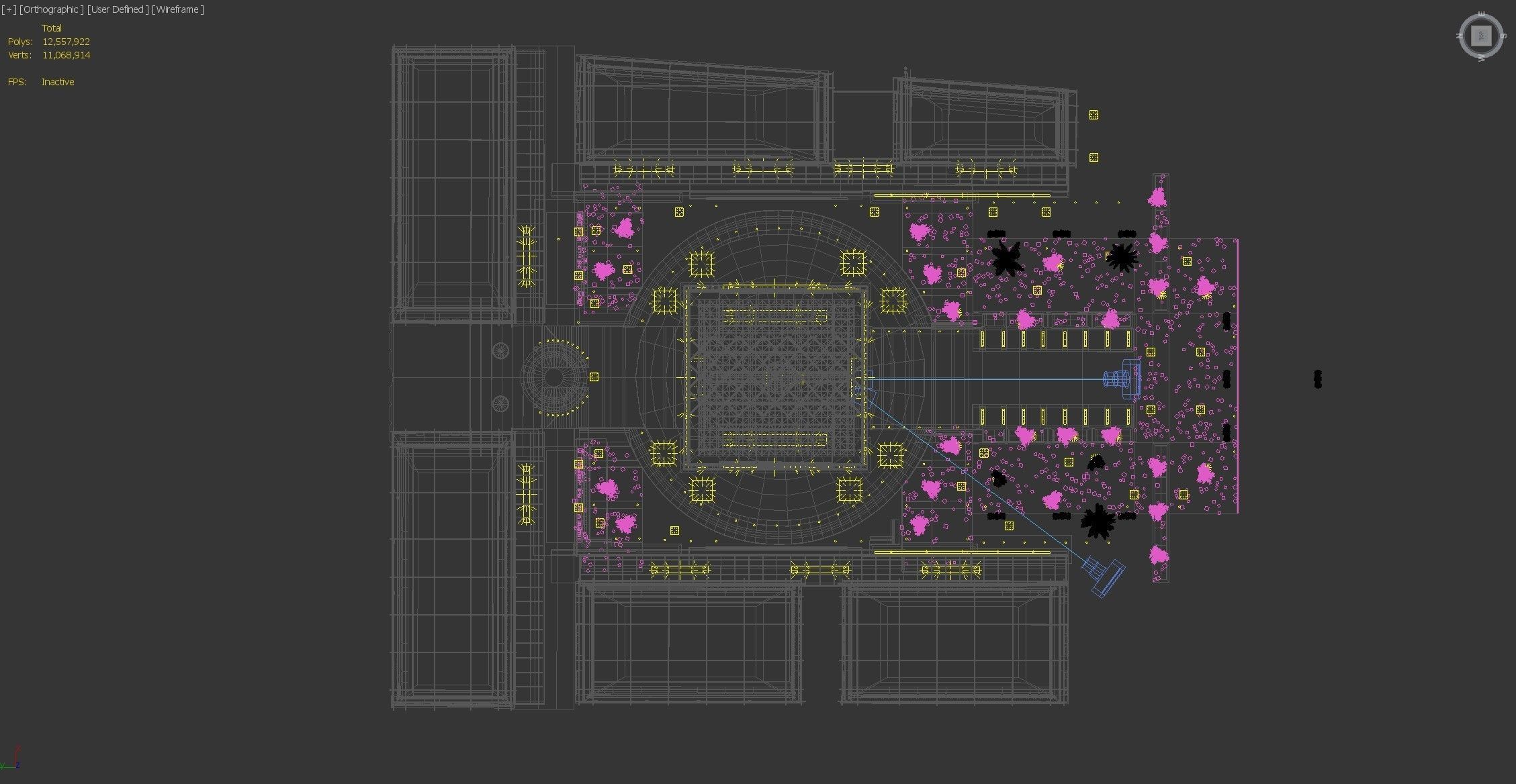 Dubai DIFC - lighting set up 3D model_3