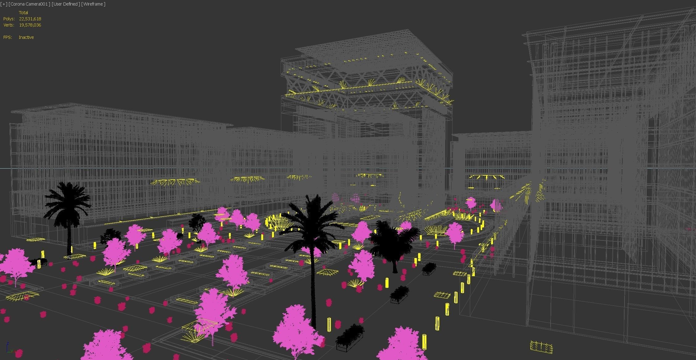 Dubai DIFC - lighting set up 3D model_10