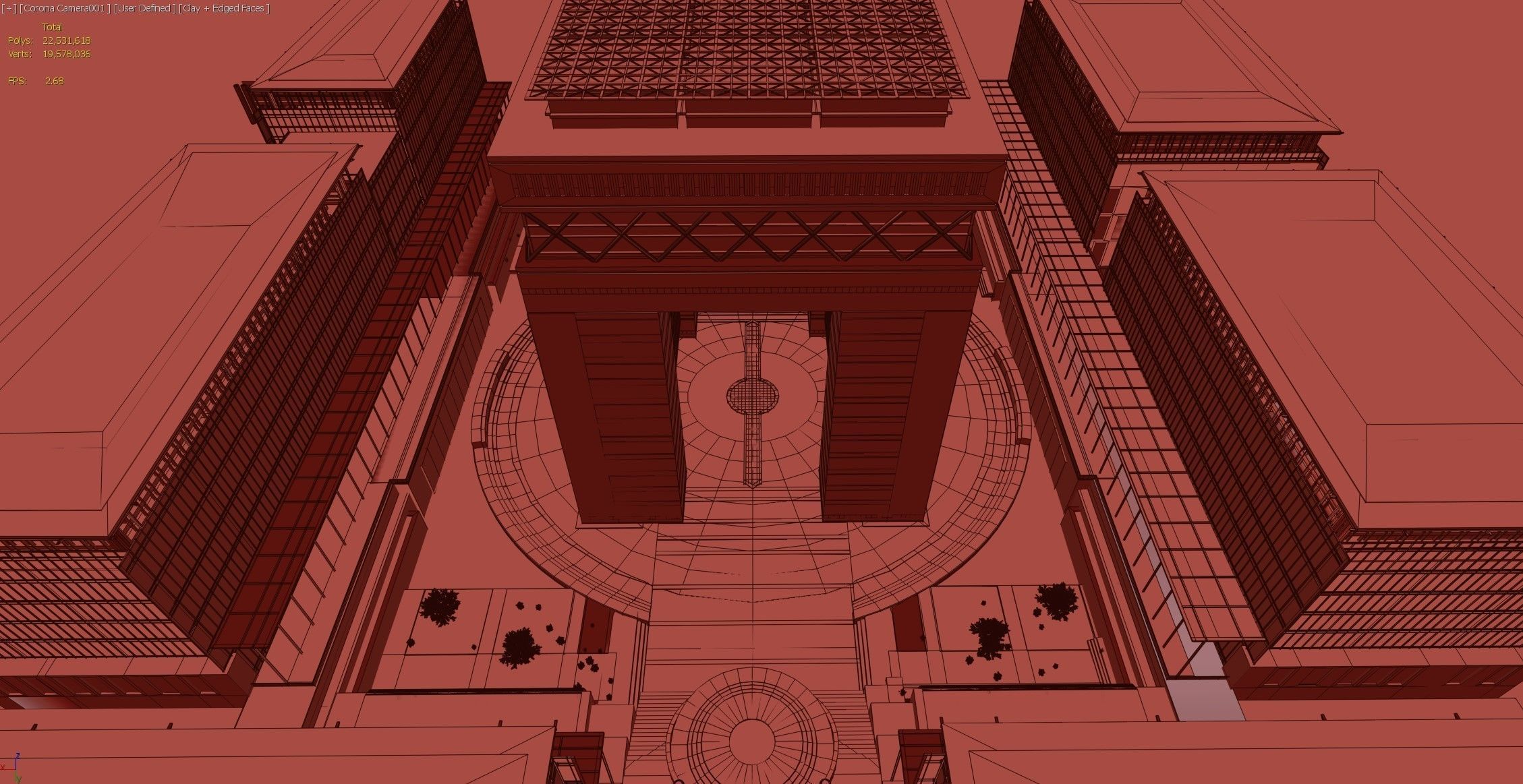 Dubai DIFC - lighting set up 3D model_7