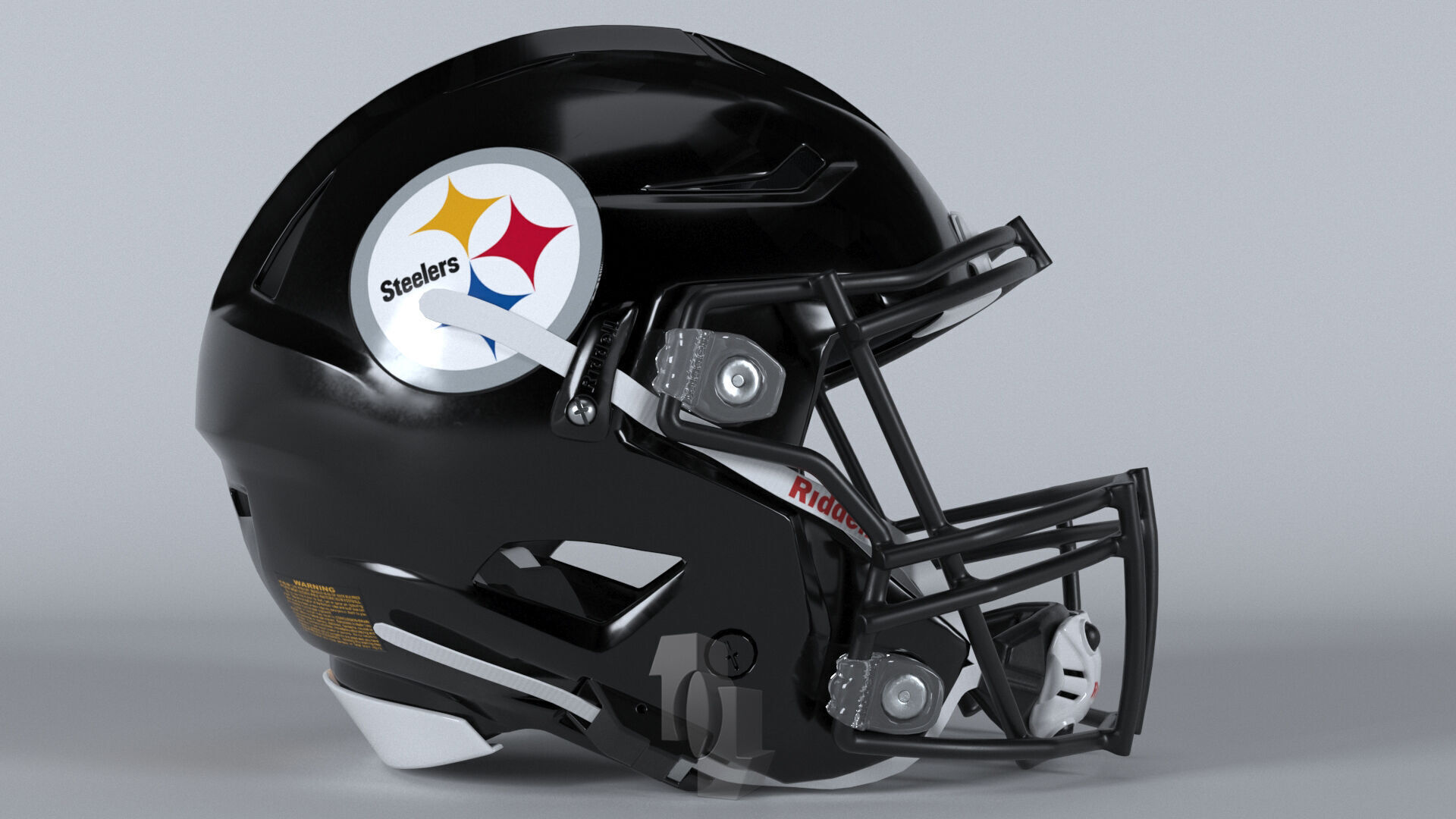 STEELERS PITTSBURGH Helmet Football AFC NORTH PBR updated 2025 3D model_1
